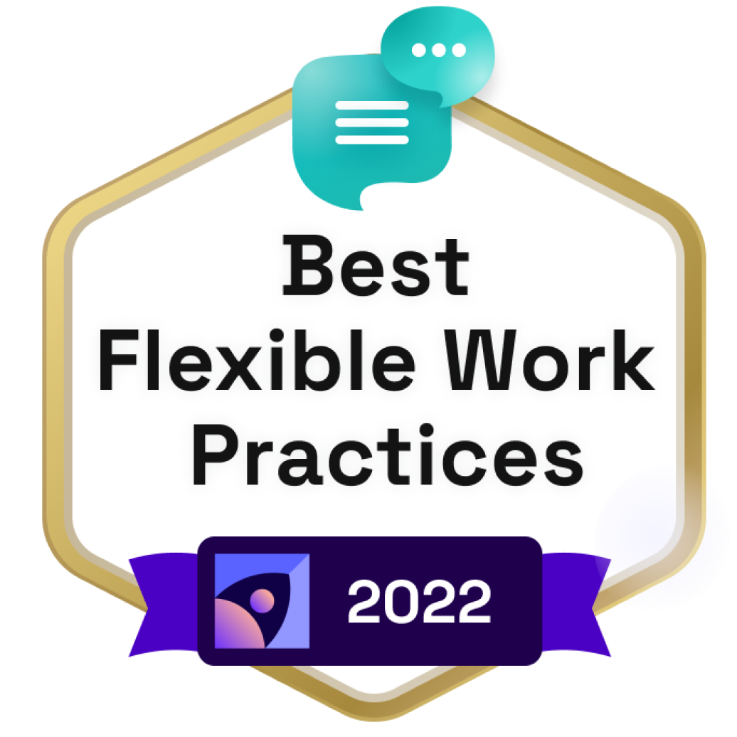 Best Flexible Work Practices Badge Logo   Gold
