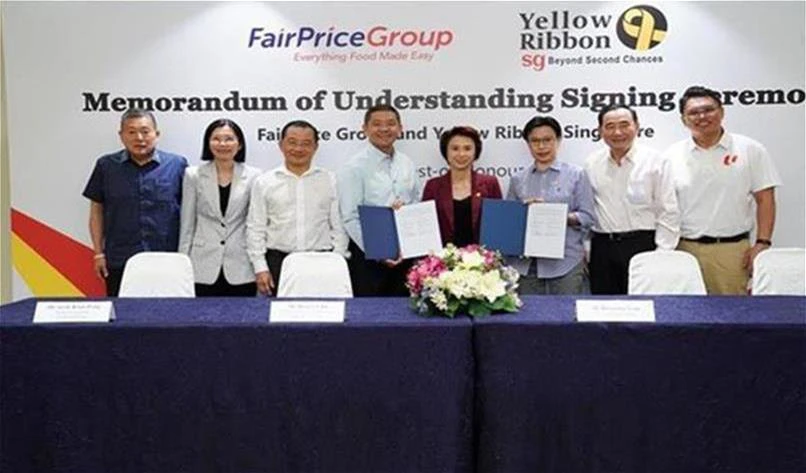 MOU SIGNING BETWEEN YELLOW RIBBON SINGAPORE AND FAIRPRICE GROUP