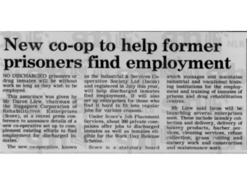 ISCOS formation 1989