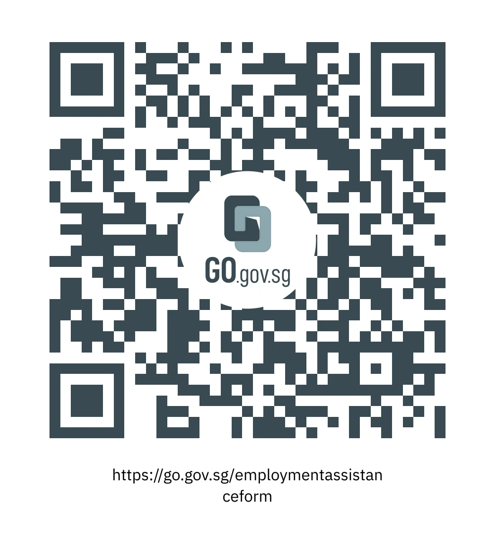 QR Code to Employment Assistance Form